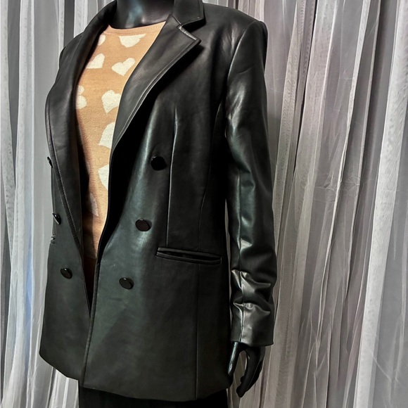 Bar III Jackets & Blazers - Bar III Black Leather Jacket